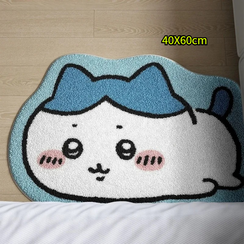 チイカワ漫画ラグ アニメハチワレウサギ ぬいぐるみフロアマッ - Home Bathroom Rugs のレビューと価格