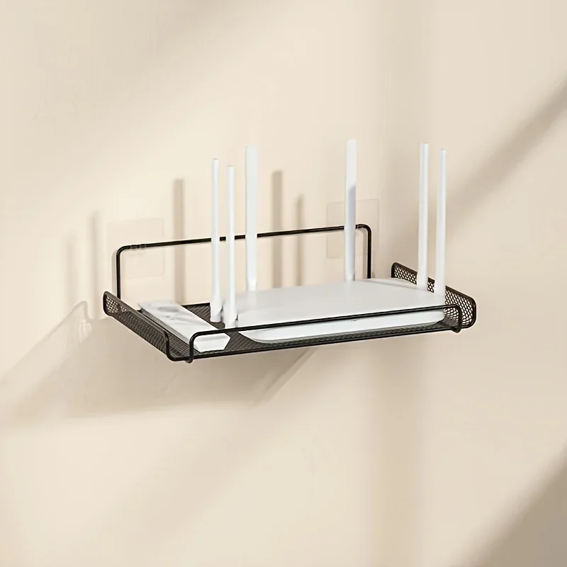 ステンレス製ルーターシェルフ 穴あけ不要 WiFi 壁掛けル - Home Creation Bathroom のレビューと価格