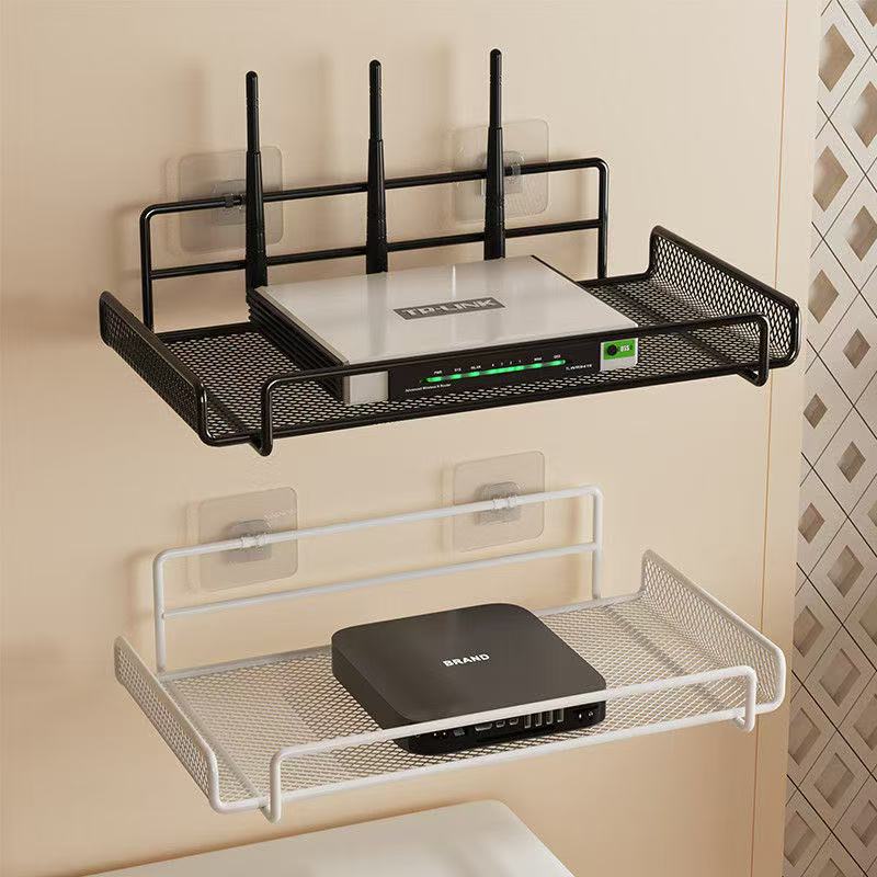 ステンレス製ルーターシェルフ 穴あけ不要 WiFi 壁掛けル - Home Creation Bathroom のレビューと価格