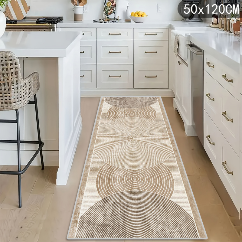 VIKAMA ミニマリストラインカーペット、耐久性と滑り止め - Home Bathroom Rugs のレビューと価格