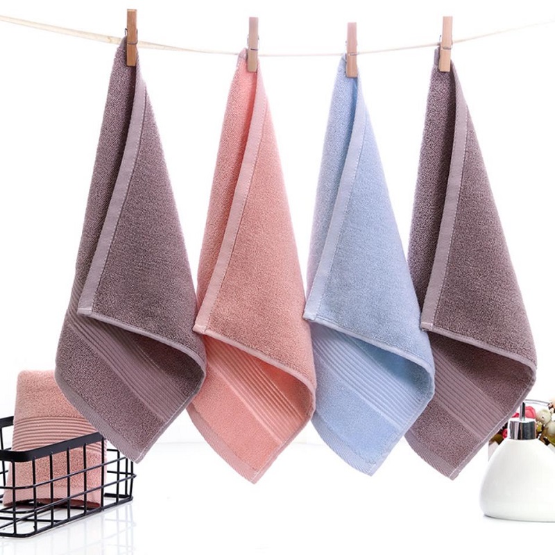 4 個肥厚無地綿スクエアタオル手ぬぐい無地ハンドワイプタオル - Zara Home Bathroom のレビューと価格