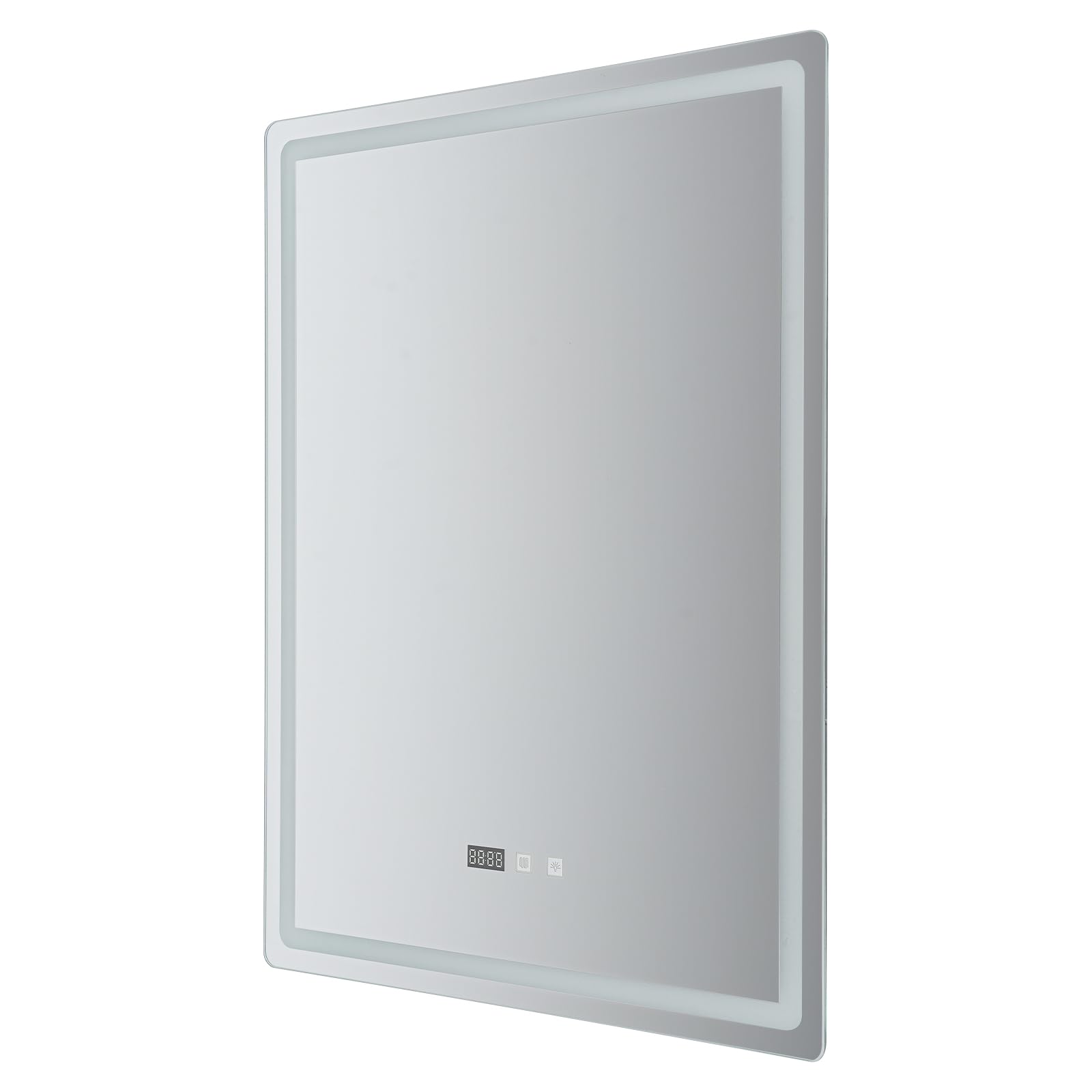 LED浴室壁掛けミラー、500x700mmスマート曇り止めミ - Bathroom Mirror Led のレビューと価格