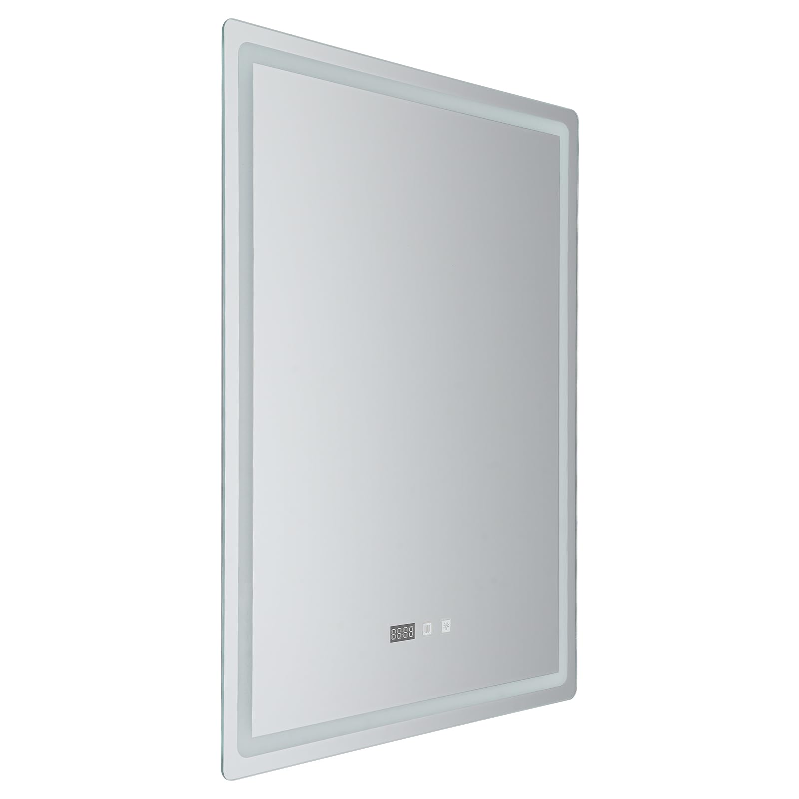 LED浴室壁掛けミラー、500x700mmスマート曇り止めミ - Bathroom Mirror Led のレビューと価格